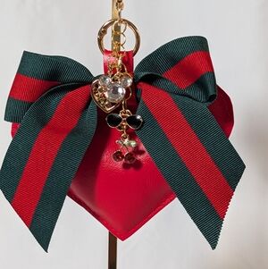 ✨ Handcrafted JoJo Styles Bag Charm – Bow & Heart Design ✨